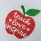 "Teach, Love, Inspire" Teacher's Appreciation Gift, Iron-on Embroidery Patch, Size 3.5" inches